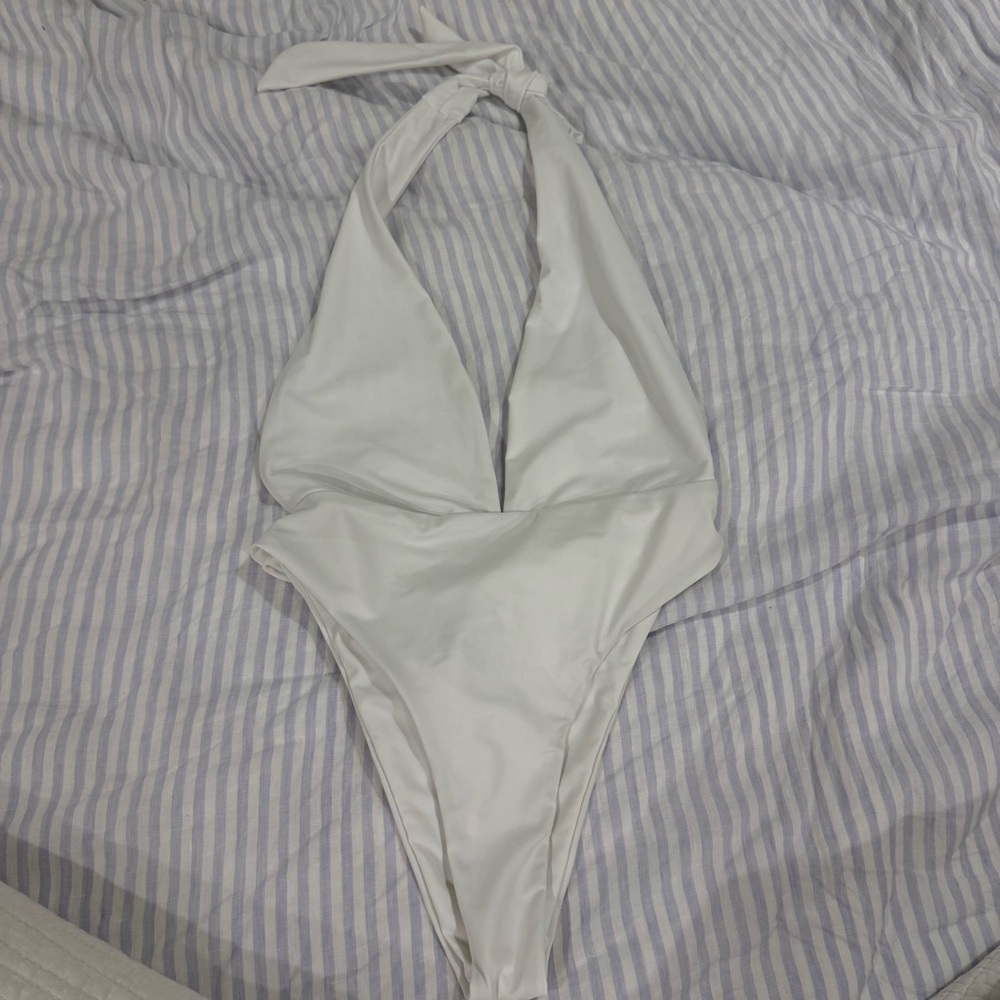 REVOLVE Superdown Halter Swimsuit